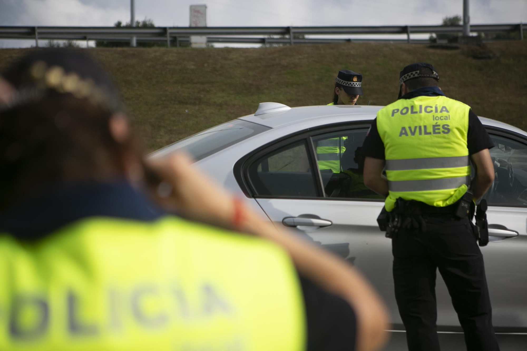 Control de alcoholemia y drogas en Avilés