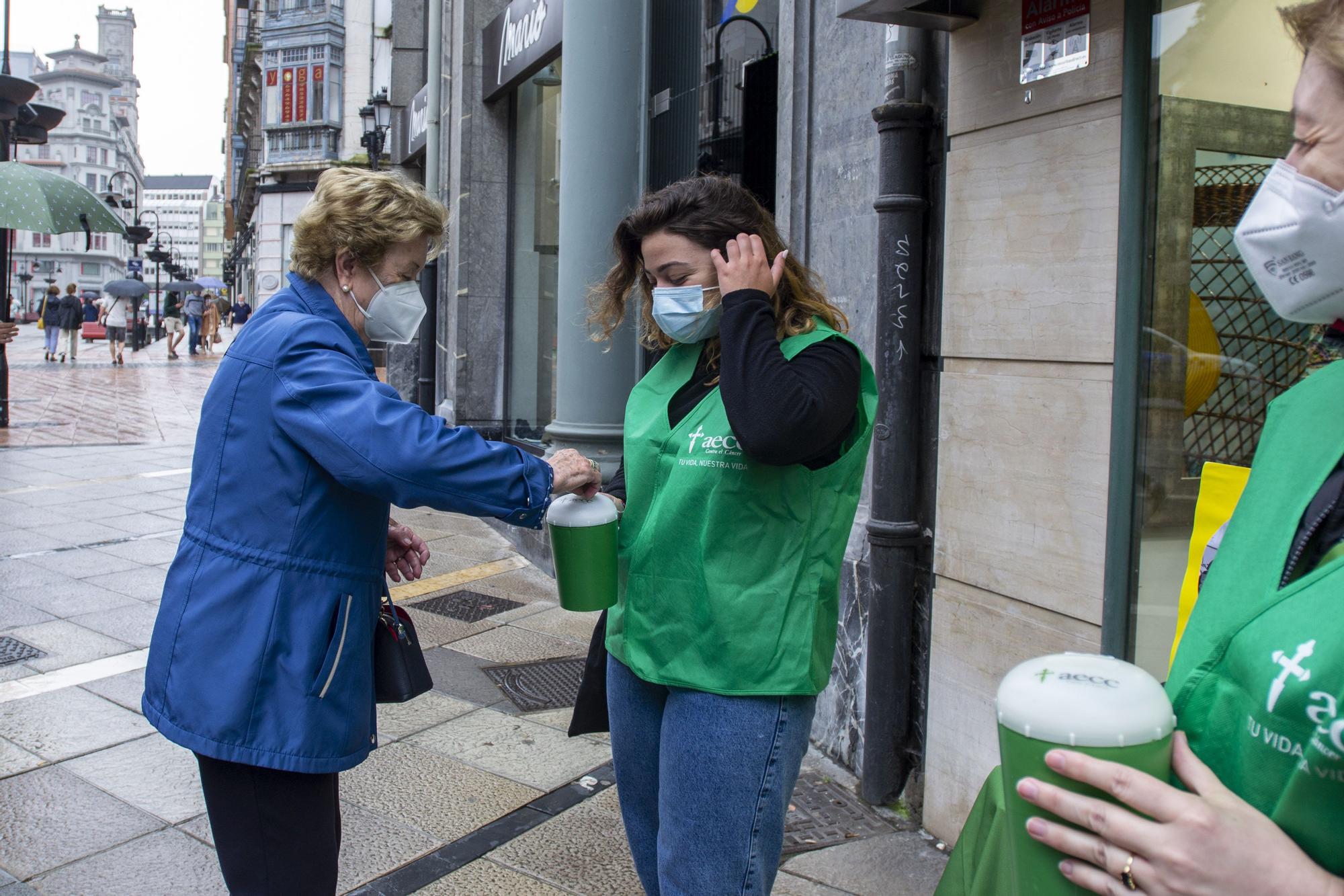 La lucha contra el cáncer en las calles de Oviedo