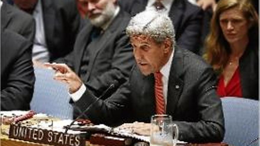 Kerry va instar Rússia i Síria a «deixar d&#039;ignorar els fets».