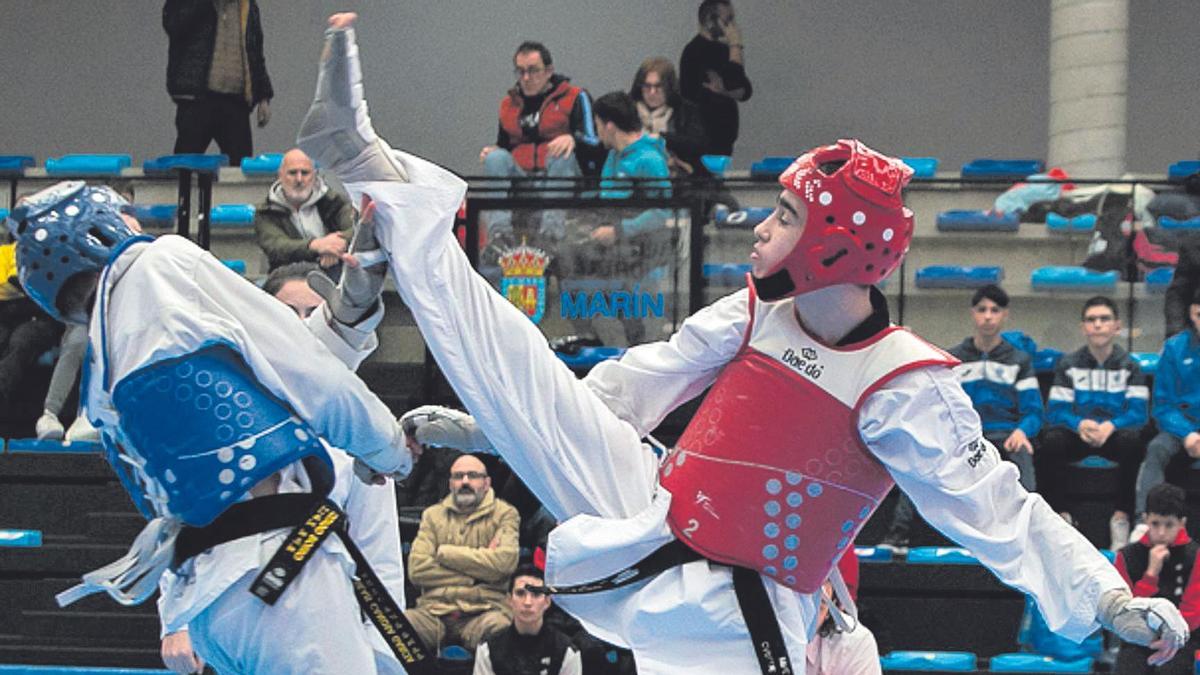 Javier Otero, en un combate.