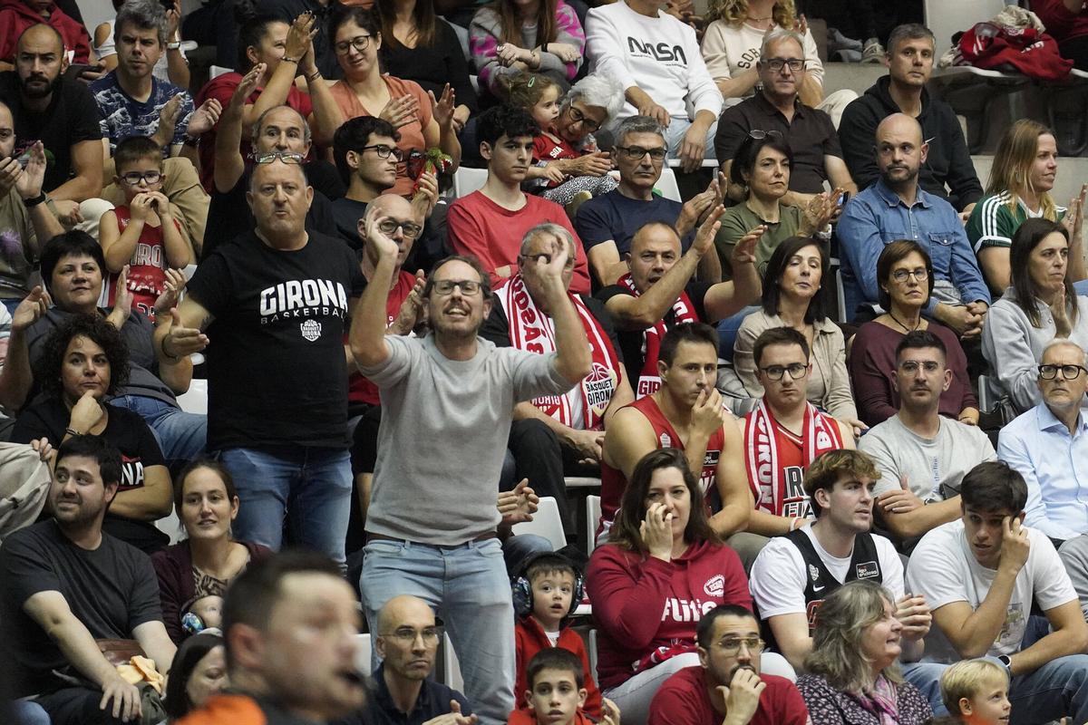 La afición volvió a vibrar en Fontajau con la victoria ante el colista de la Liga Endesa