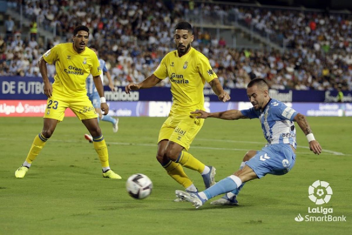 El Málaga CF - UD Las Palmas, en imágenes