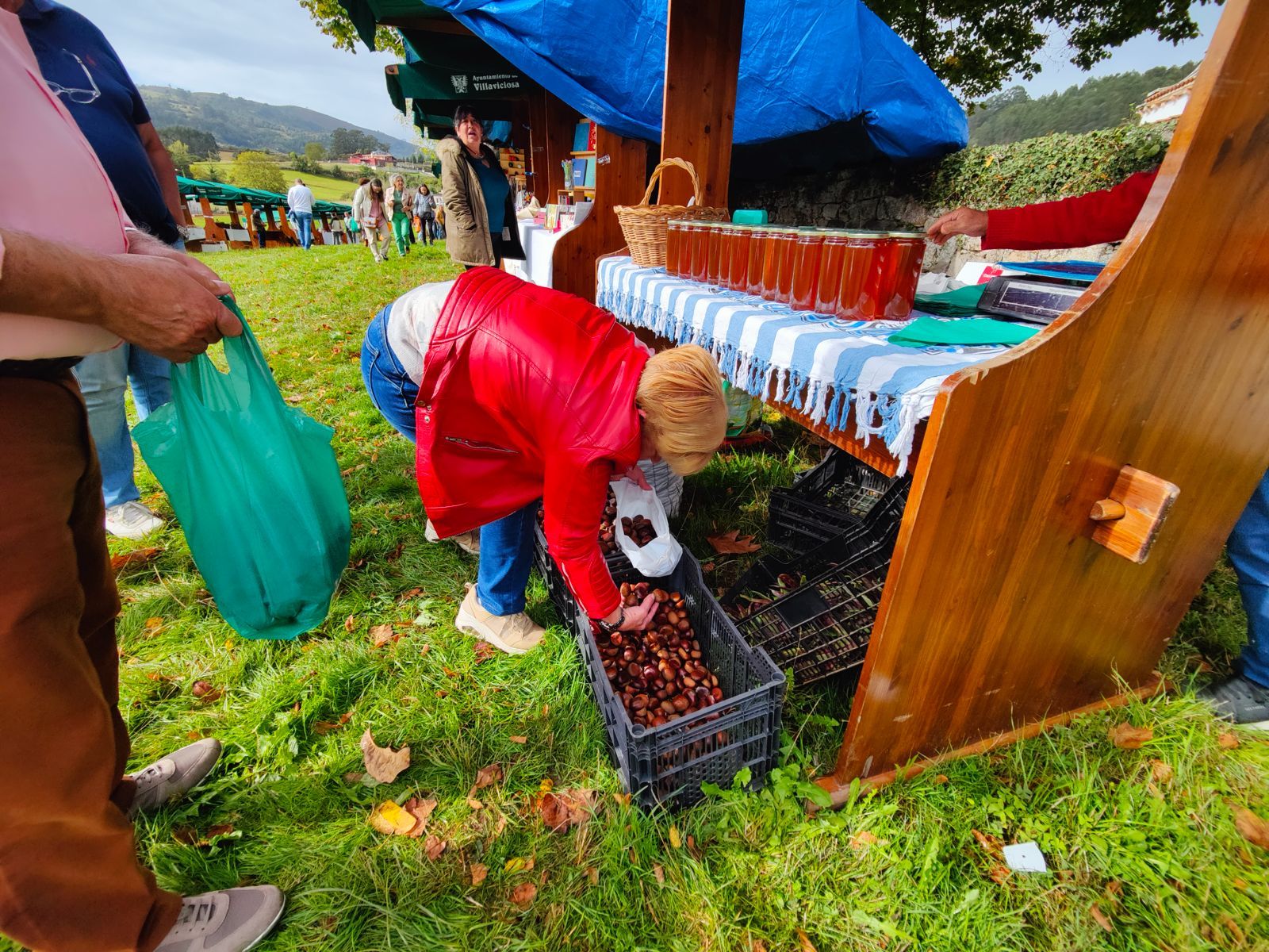 Así vivió Camoca su feria del lino y las nueces