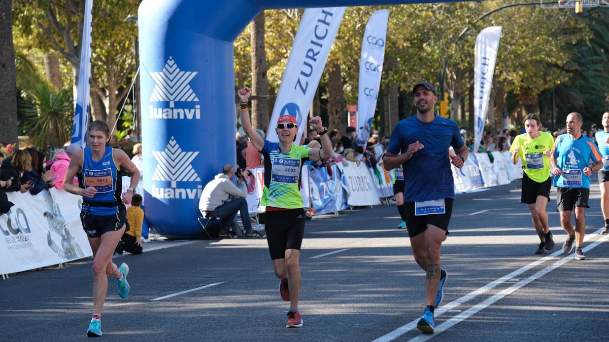 Las imágenes de la Zúrich Maratón de Málaga de 2021