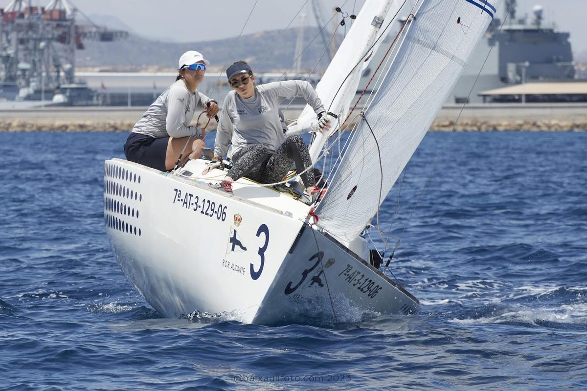 Momentos de la regata.