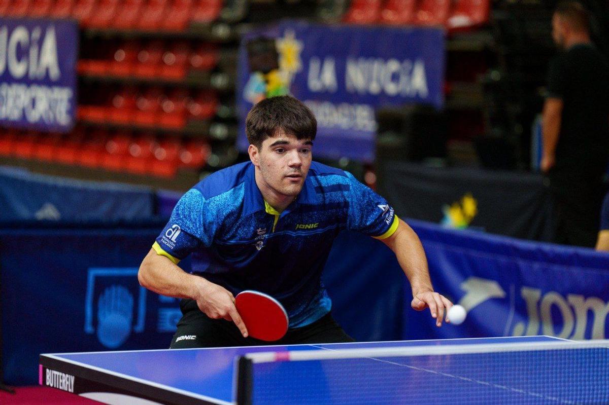 Diego Lillo, jugador del Alicante Tenis de Mesa