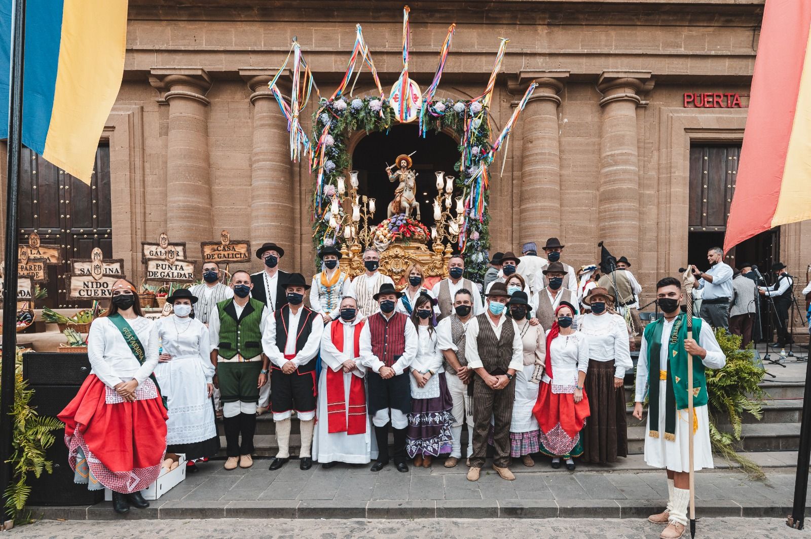 Ofrenda a Santiago Apóstol en Gáldar (17/07/2021)