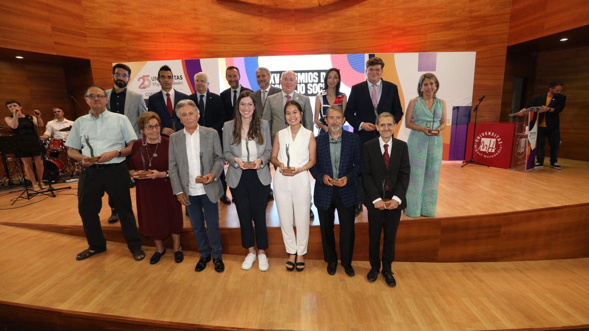 Ganadores de los XV Premios Consejo Social