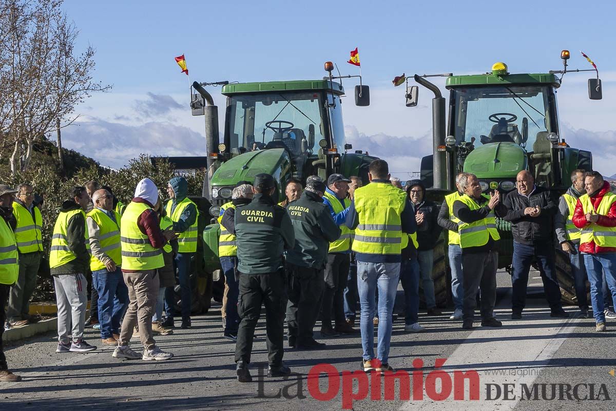 Manifestaciones de agricultores en Caravaca