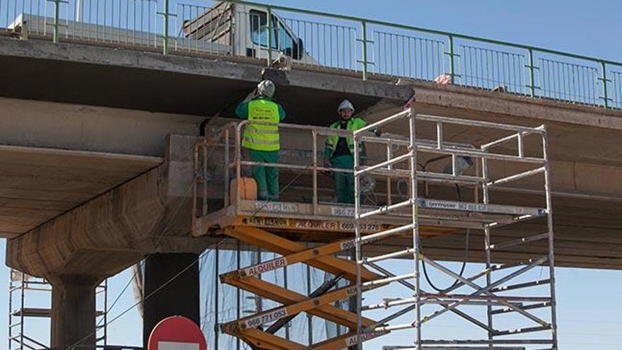 Las obras en el puente de Gran Alacant obligarán a desviar el tráfico de la N-332