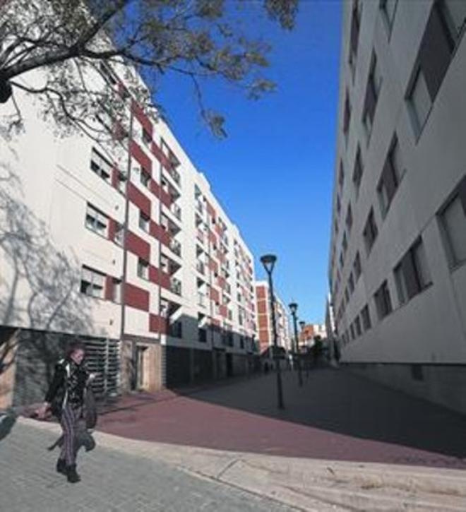 Un barrio recuperado8Nuevos pisos de la calle de Almansa.