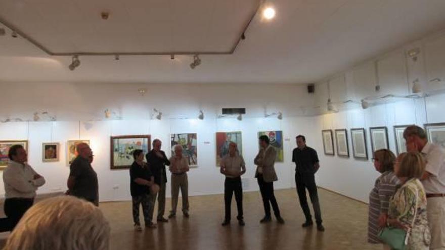 Inauguració de l&#039;exposició del pintor Jordi Curós, a Àmbit Sant Lluc