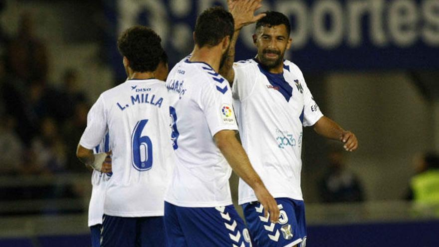 El CD Tenerife, próximo rival del Málaga CF.