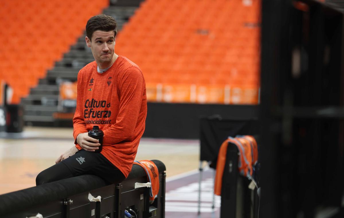 Entrenamiento previo al partido de Euroleague frente al Anadolu Efes Istanbul