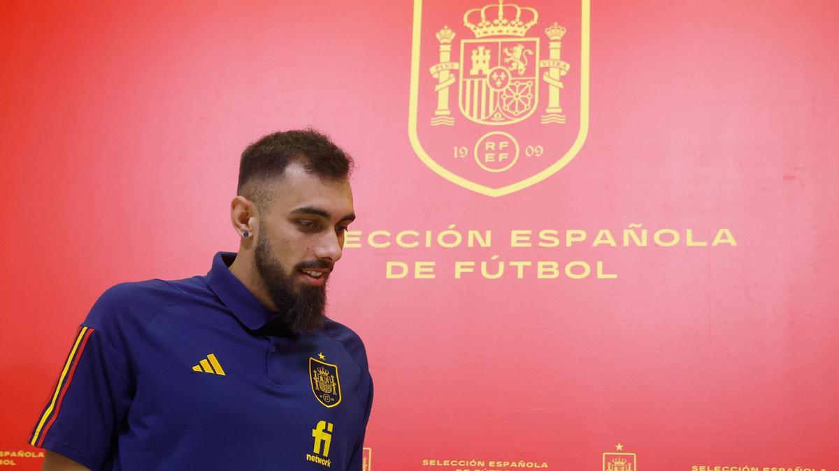 Borja Iglesias: "No me siento examinado"