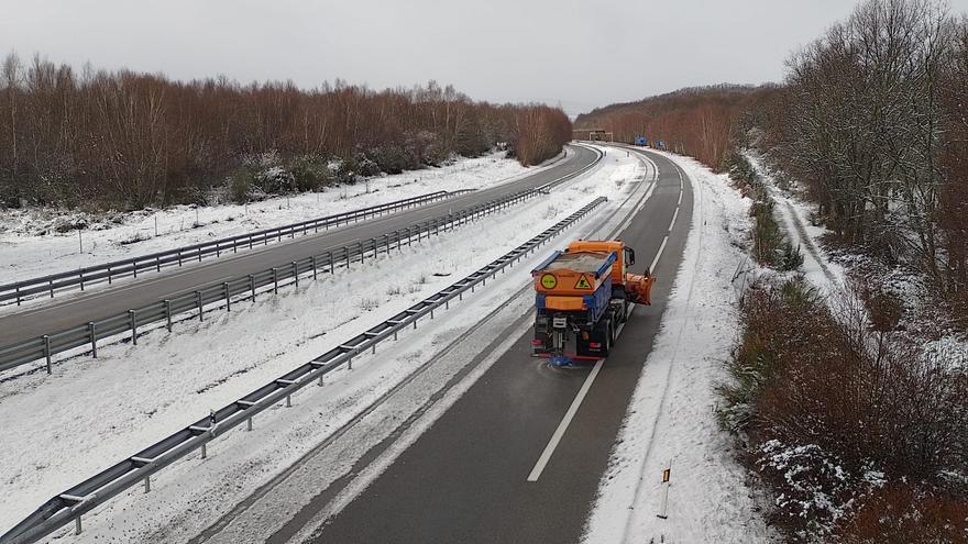 GALERÍA | Así están las carreteras de Sanabria este viernes.