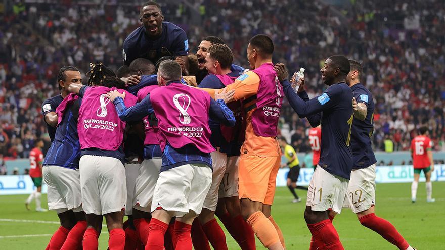 Resumen, goles y highlights del Francia 2 - 0 Marruecos de la semifinal del Mundial de Qatar
