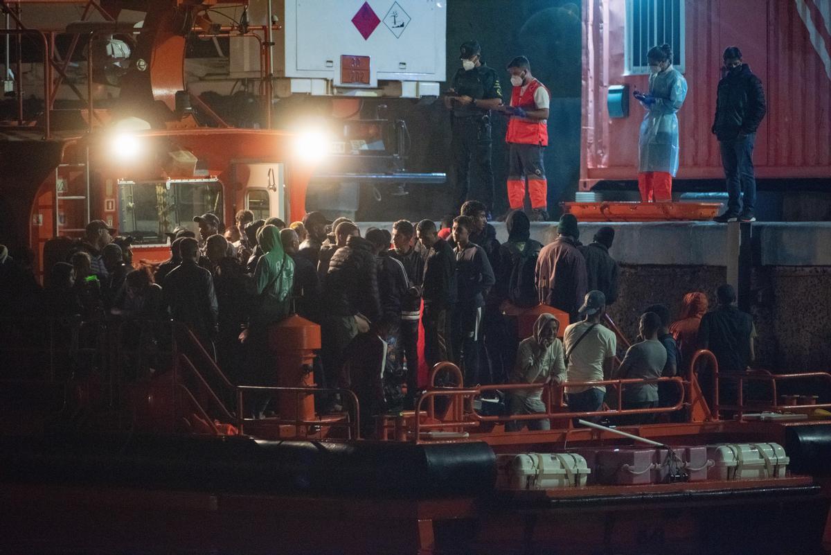 Imagen de archivo de un rescate de Salvamento Marítimo.