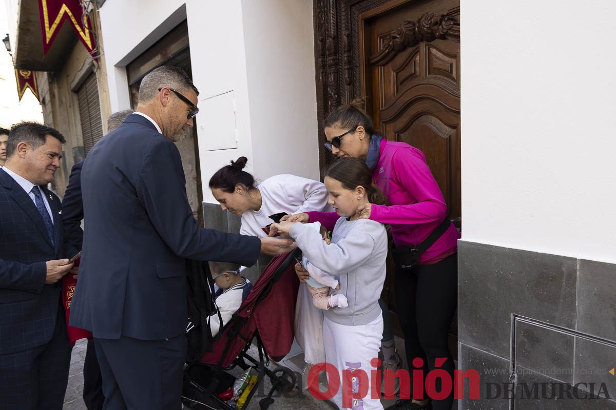 Corporación, Cofradía y Bandos realizan la 'Pedimenta' en Caravaca