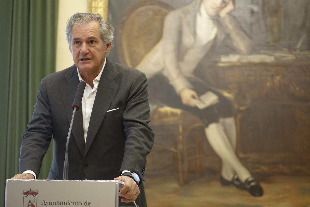 El presidente de Acciona, José Manuel Entrecanales, durante la presentación de un convenio para reducir el consumo de energía, en una imagen de archivo. EFE/Juan González