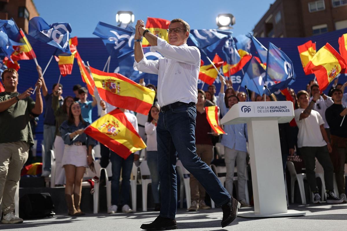 La manifestación contra la amnistía en Madrid