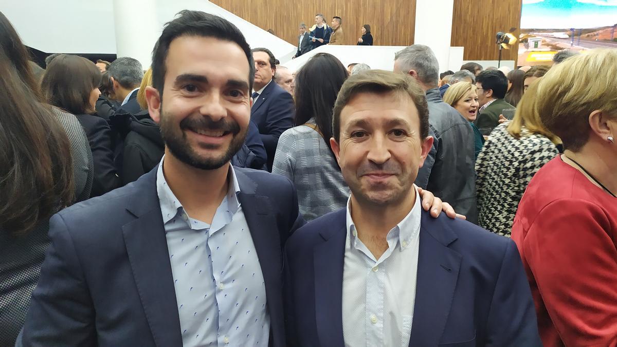 El CEO de Aligrupo, Daniel Torregrosa, y el director general de Alibuilding, José Antonio Izquierdo.