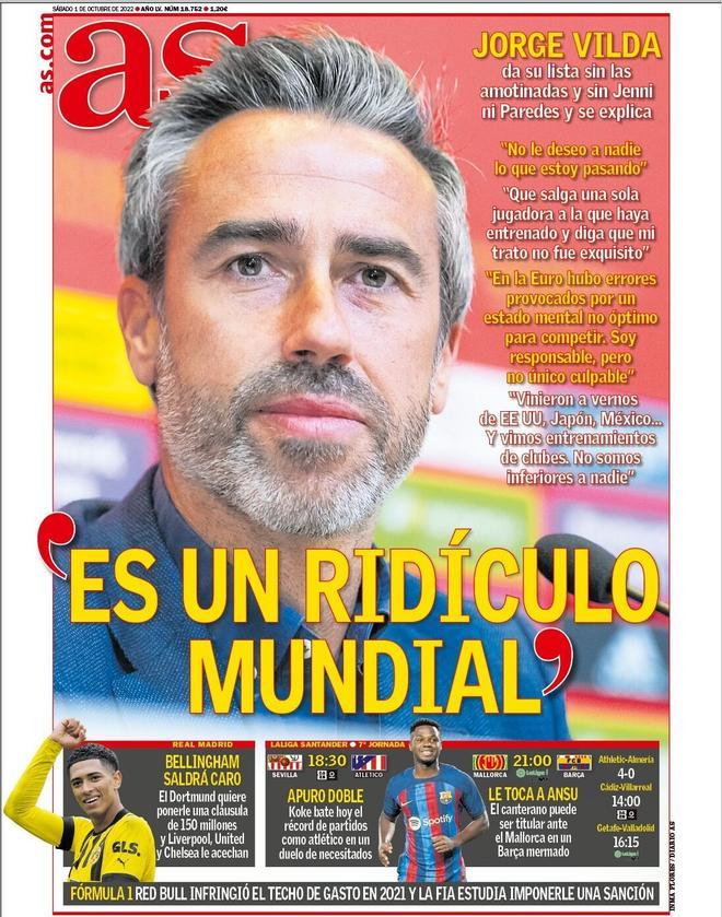 Las portadas de la prensa deportiva de hoy