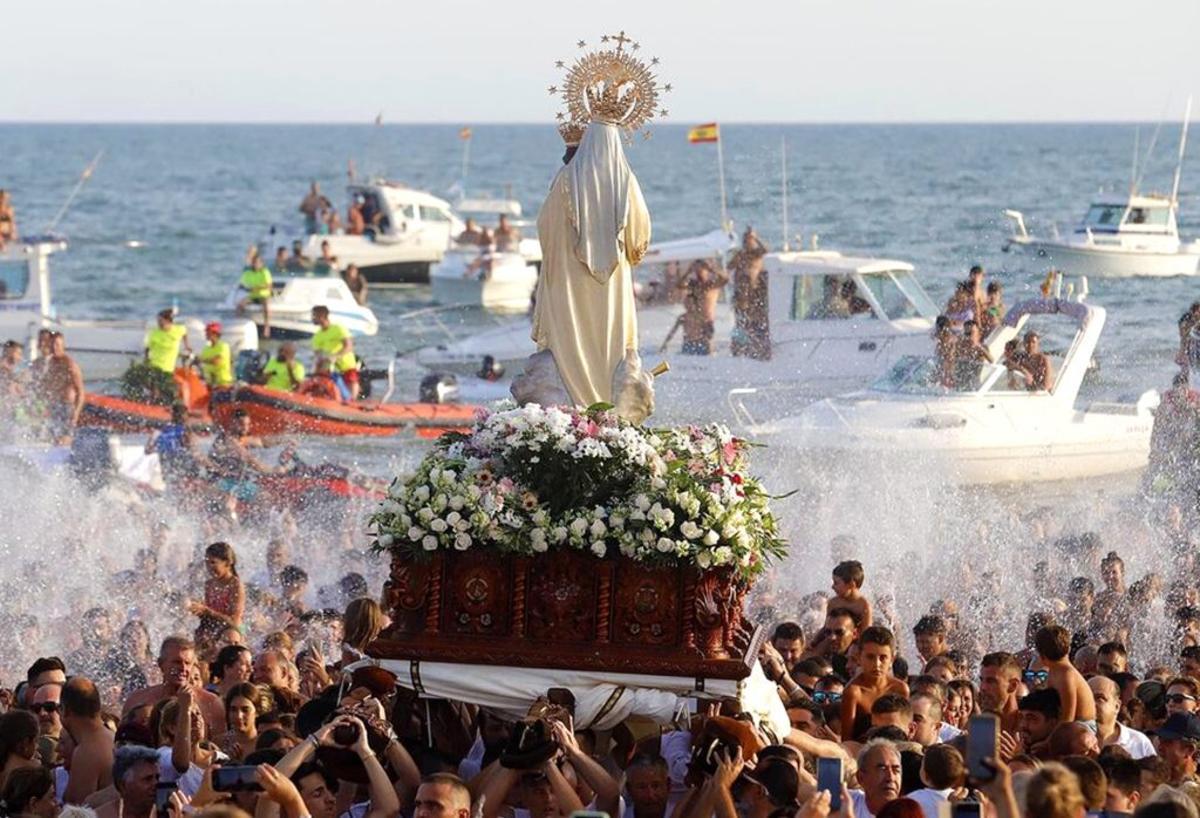 Virgen del Carmen der Punta Umbría.
