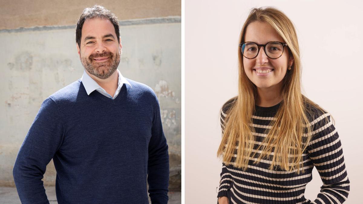 David Saldoni y Ariadna Urroz