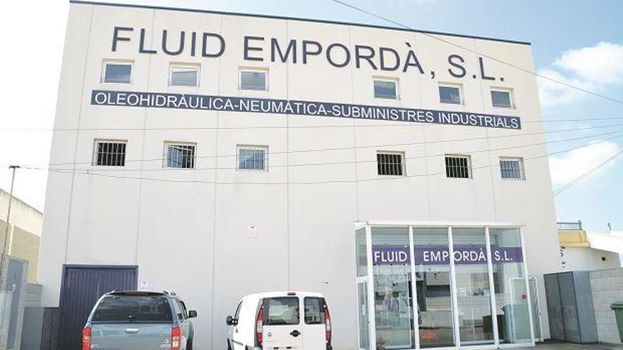 La façana principal de l&#039;empresa.