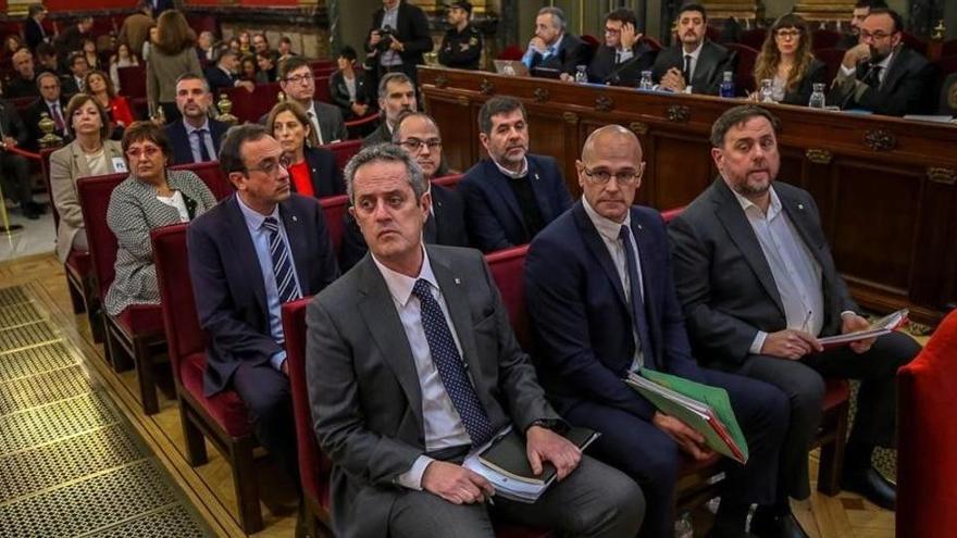 Imatge dels líders independentistes pel Judici al Procés