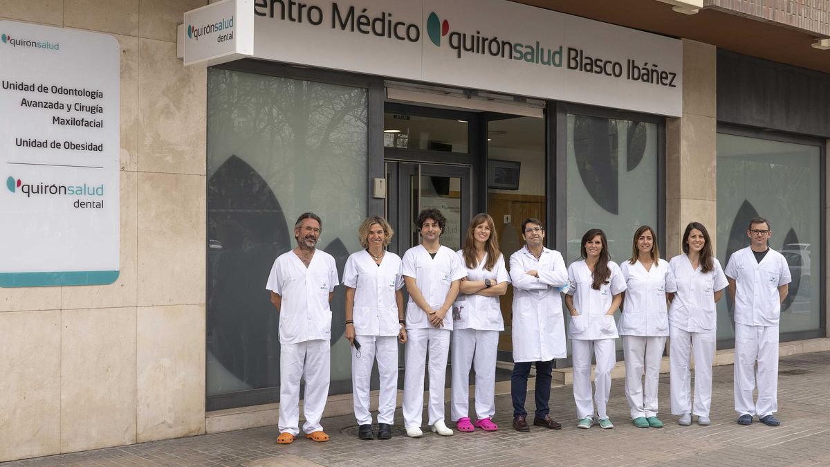 Equipo de la Unidad Dental Quirónsalud València.