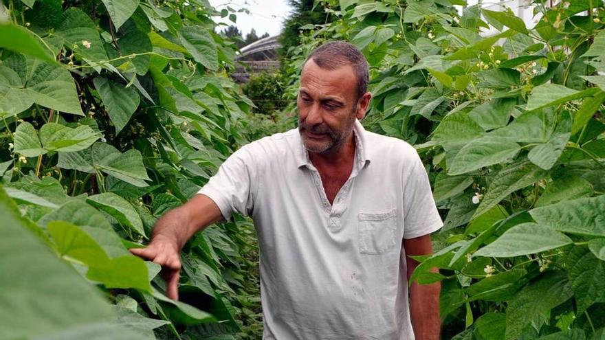 Eduardo Molina, en la finca El Cabillón de Tapia.