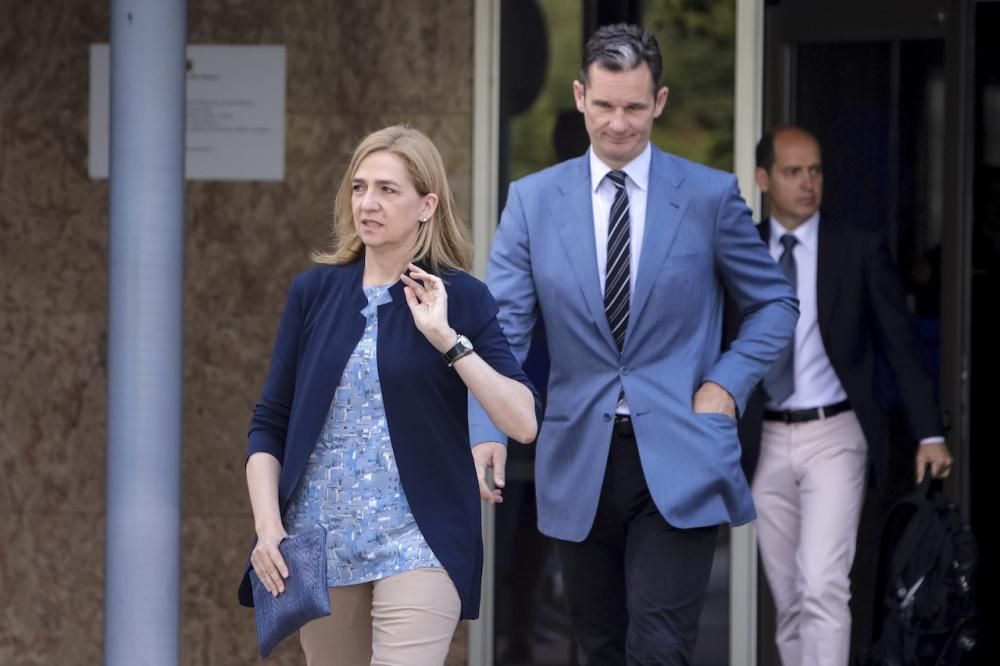 La infanta Cristina regresa al juicio de Nóos para escuchar a las defensas