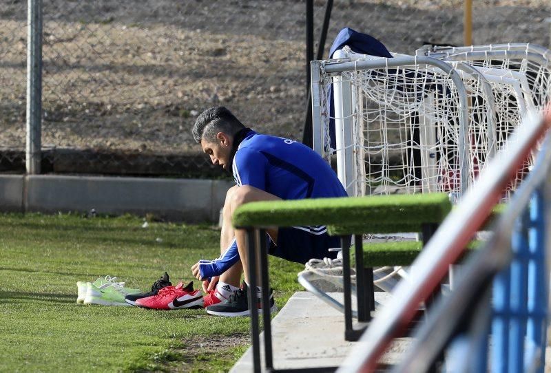 Entrenamiento del Real Zaragoza (7-2-2020)