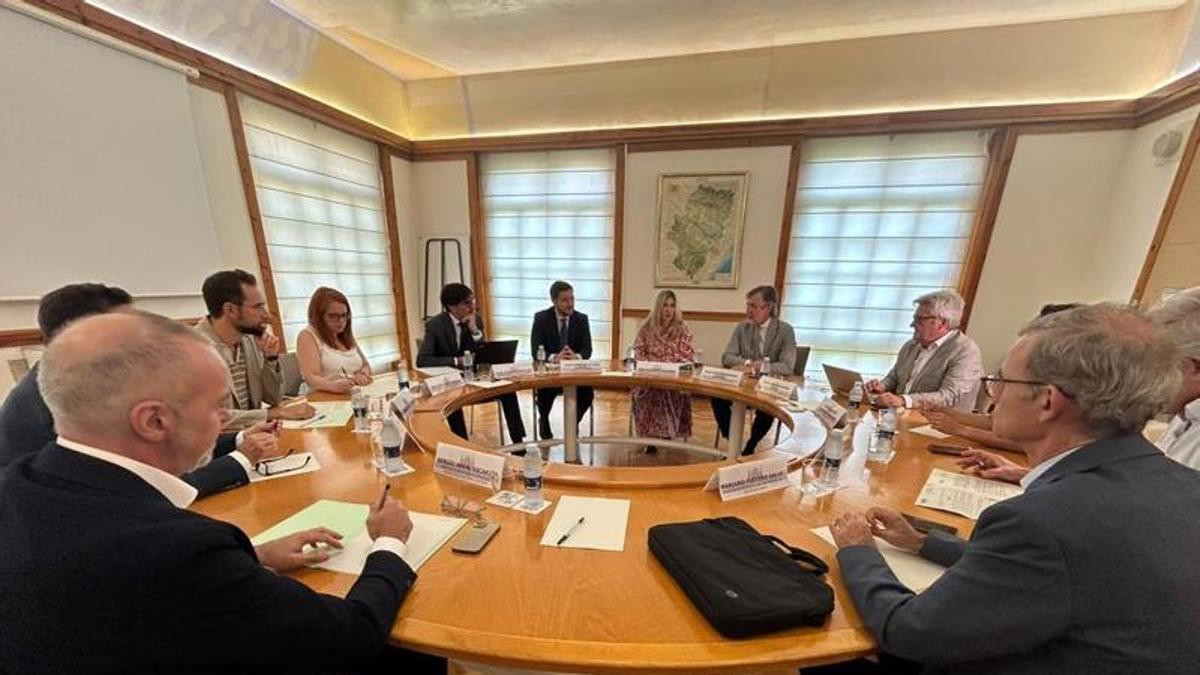 La Comisión celebrada en la sede del Gobierno de Aragón