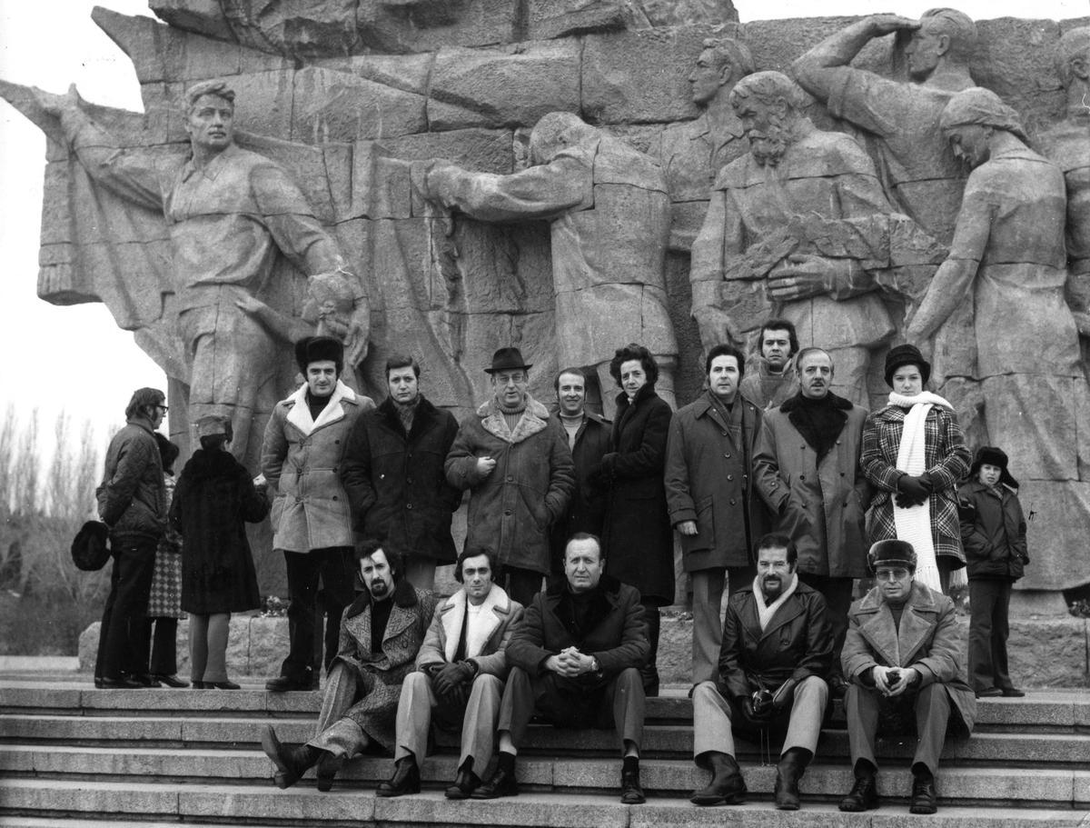 Els membres de l'Orquestra Maravella a Volgograd el 1973.