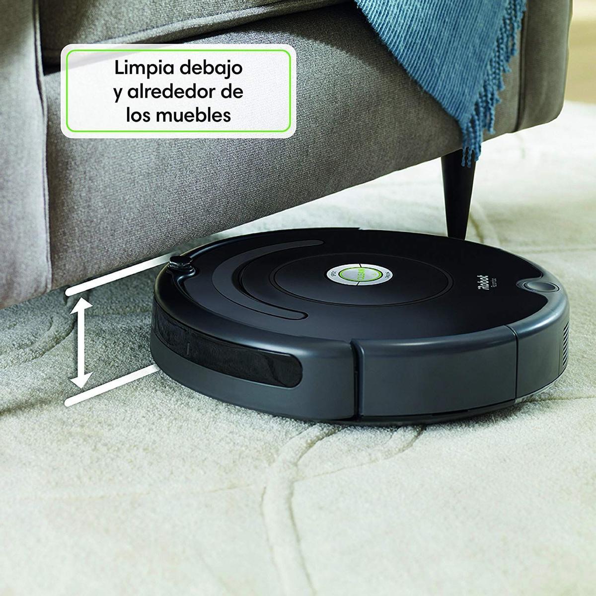 iRobot Roomba 671 - Robot aspirador suelos duros y alfombras, tecnología Dirt Detect, limpieza en 3 fases, wifi, programable por app, compatible con Alexa