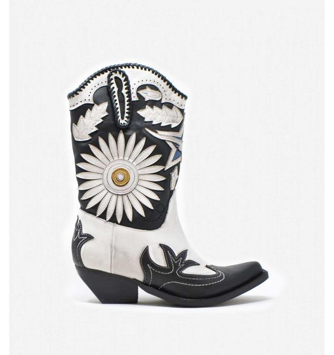 Botas cowboy estampadas de Jeffrey Campbell en Aur Revoir Cinderella