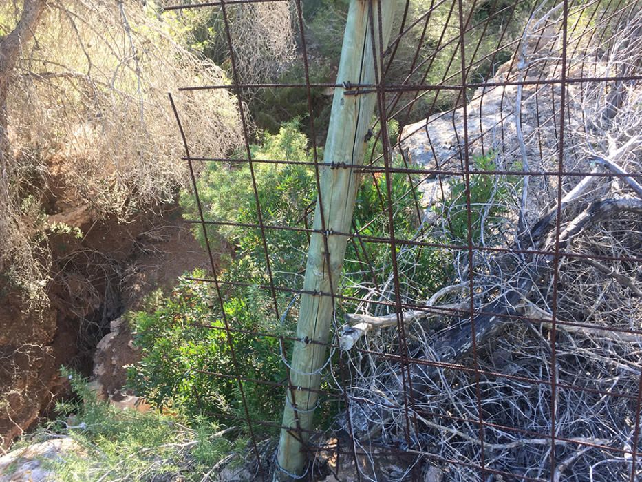 La mansión de s'Estanyol mantiene la alambrada