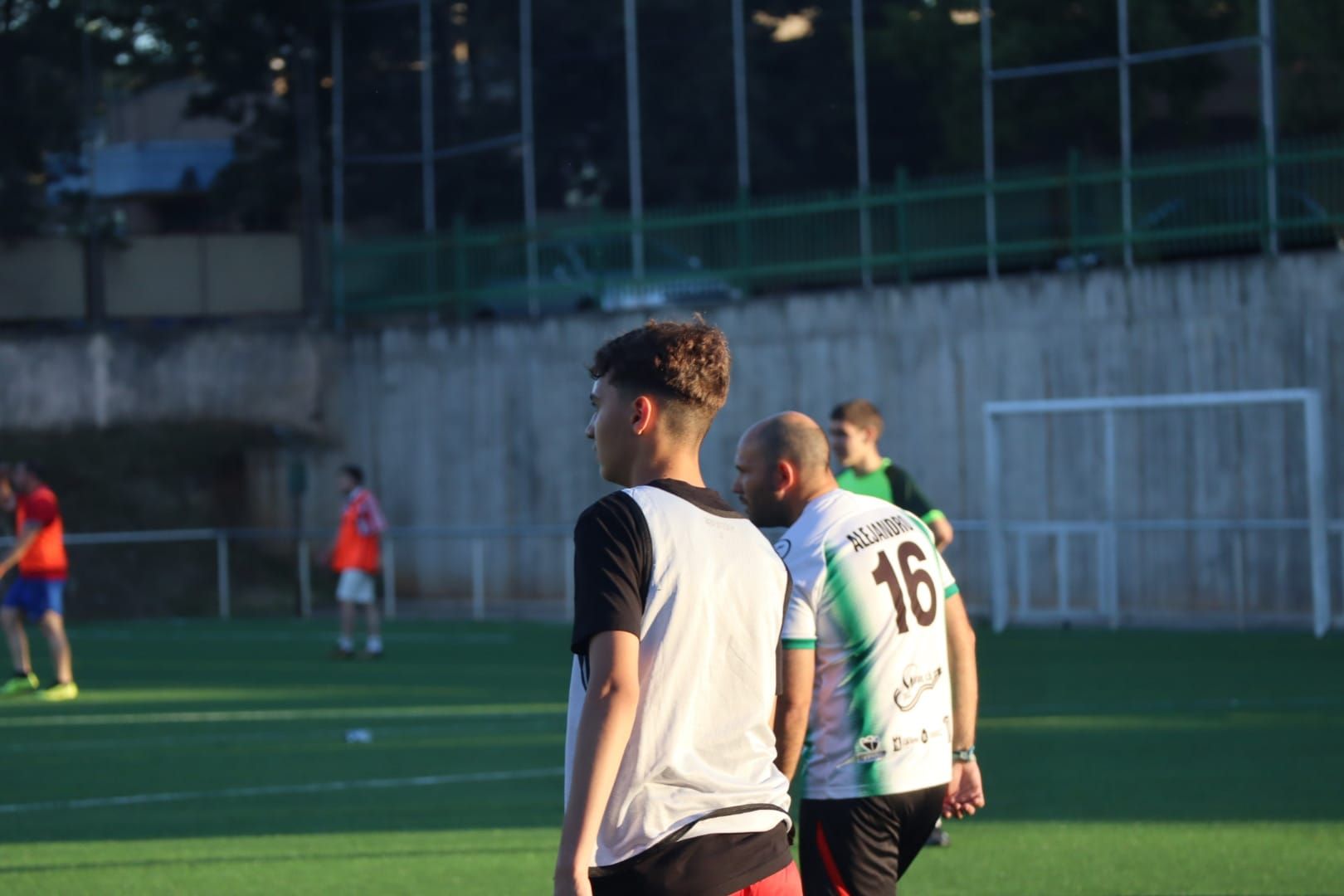 Entrenamiento de los equipos de la liga de fútbol inclusivo del Atlético Veracruz