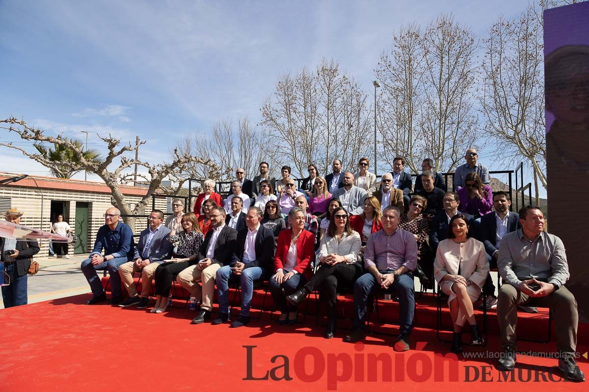 Presentación de José Vélez como candidato del PSOE a la presidencia de la Comunidad