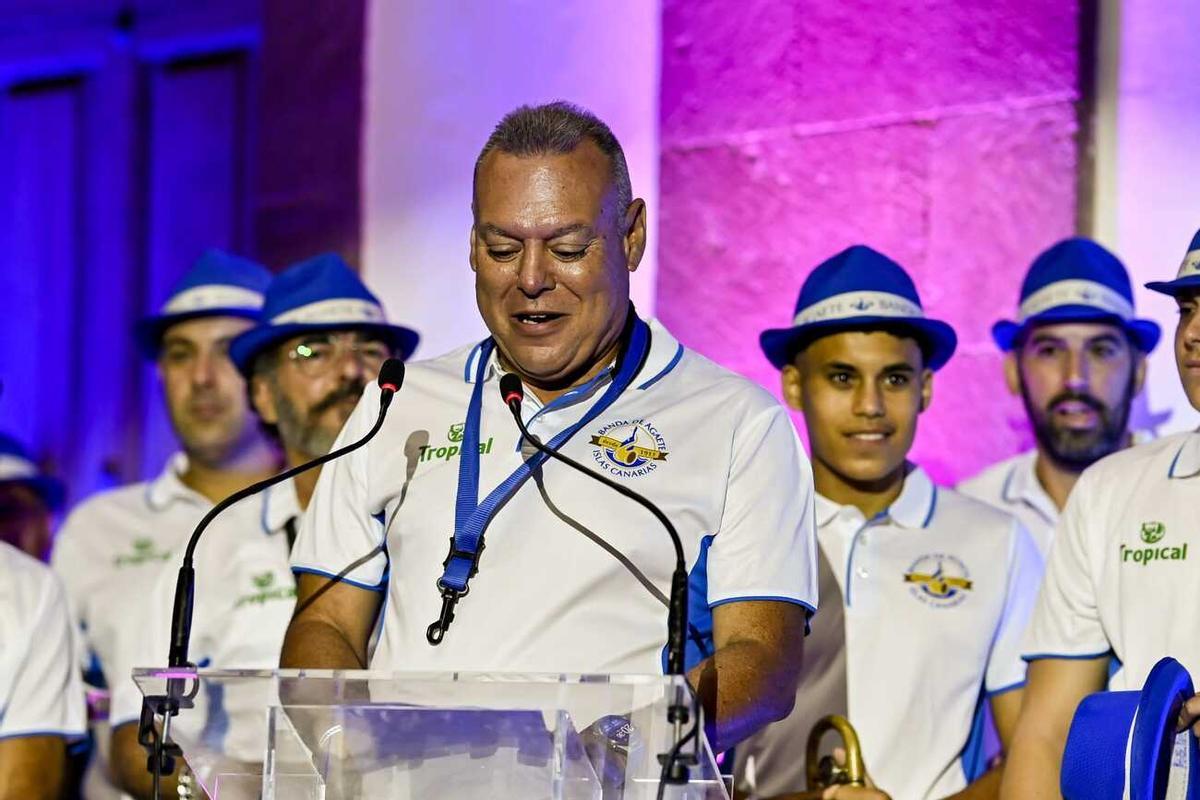 Pregón de las bandas de Guayedra y Agaete en la Fiestas de Las Nieves 2026
