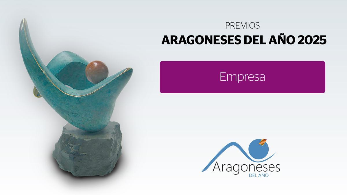 Estos son los nominados para los Premios Aragoneses del Año 2025 en Empresa