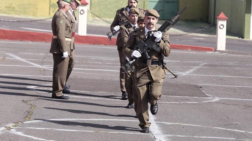 Militares distinguidos ayer con la Cruz al Mérito Militar con distintivo blanco