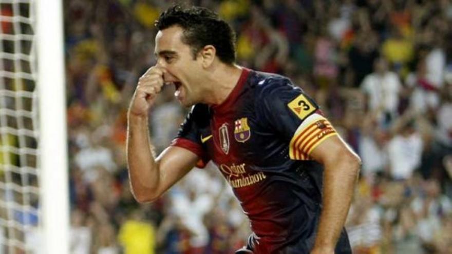 Xavi: &quot;Víctor es un profesional como la copa de un pino&quot;