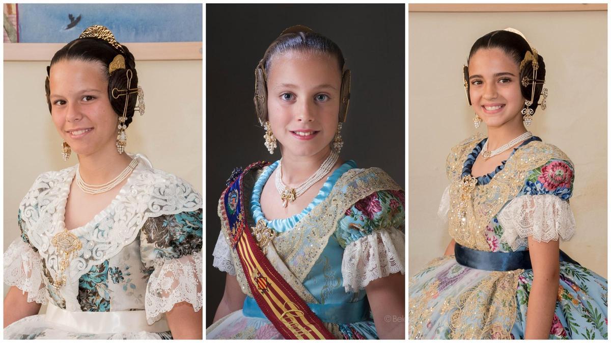 Carla Martínez, Mireia Graullera y Noa Barea.