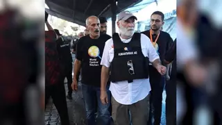 El chef José Andrés visita las cocinas de su ONG en la Franja de Gaza