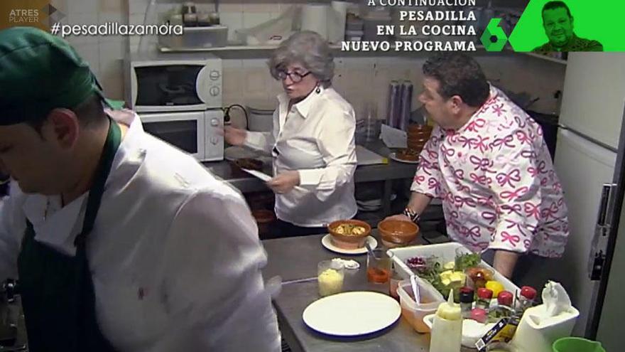 Una escena de #PesadillaZamora