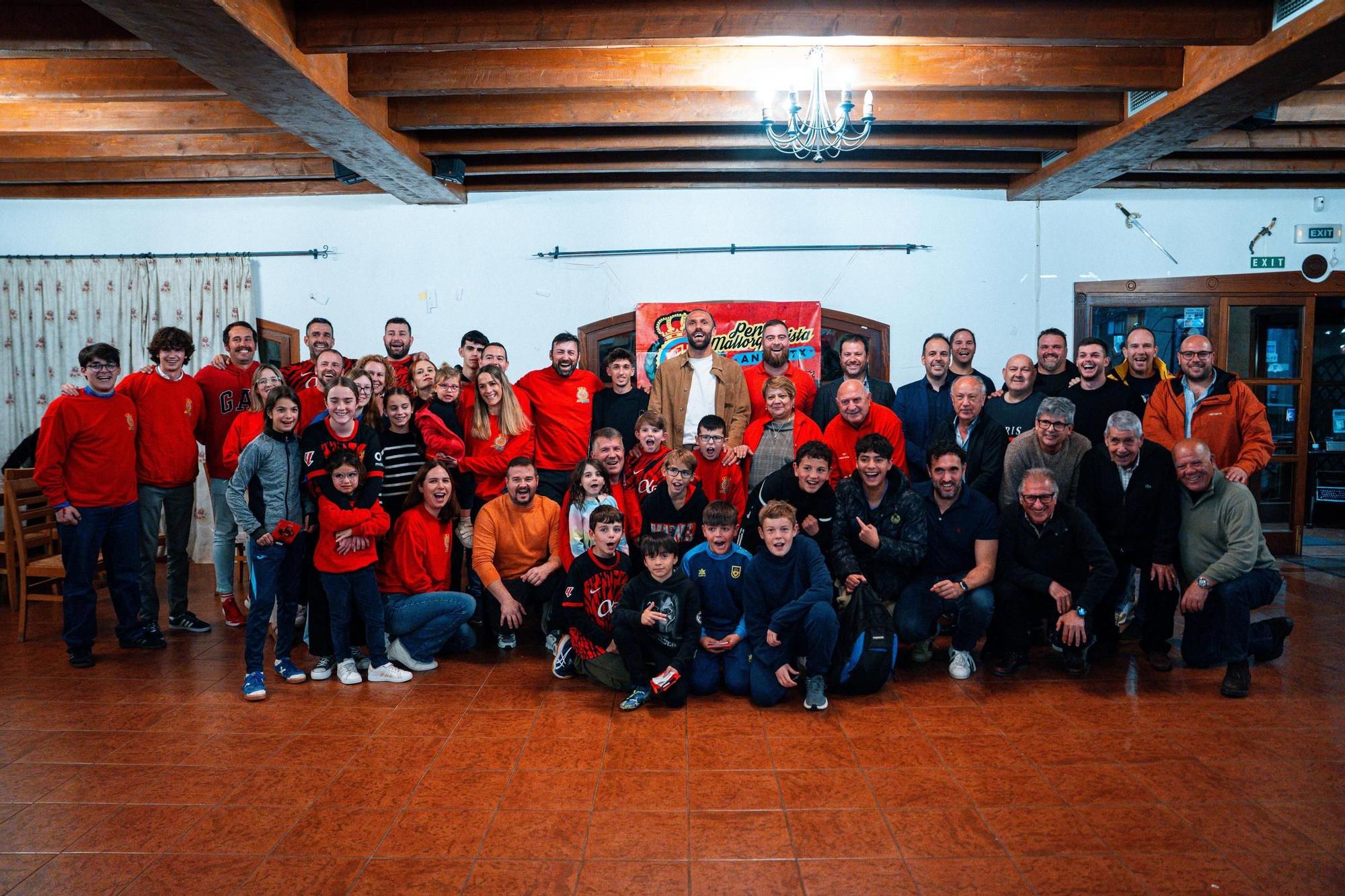 Muriqi, en la Penya Mallorquinista de Andratx